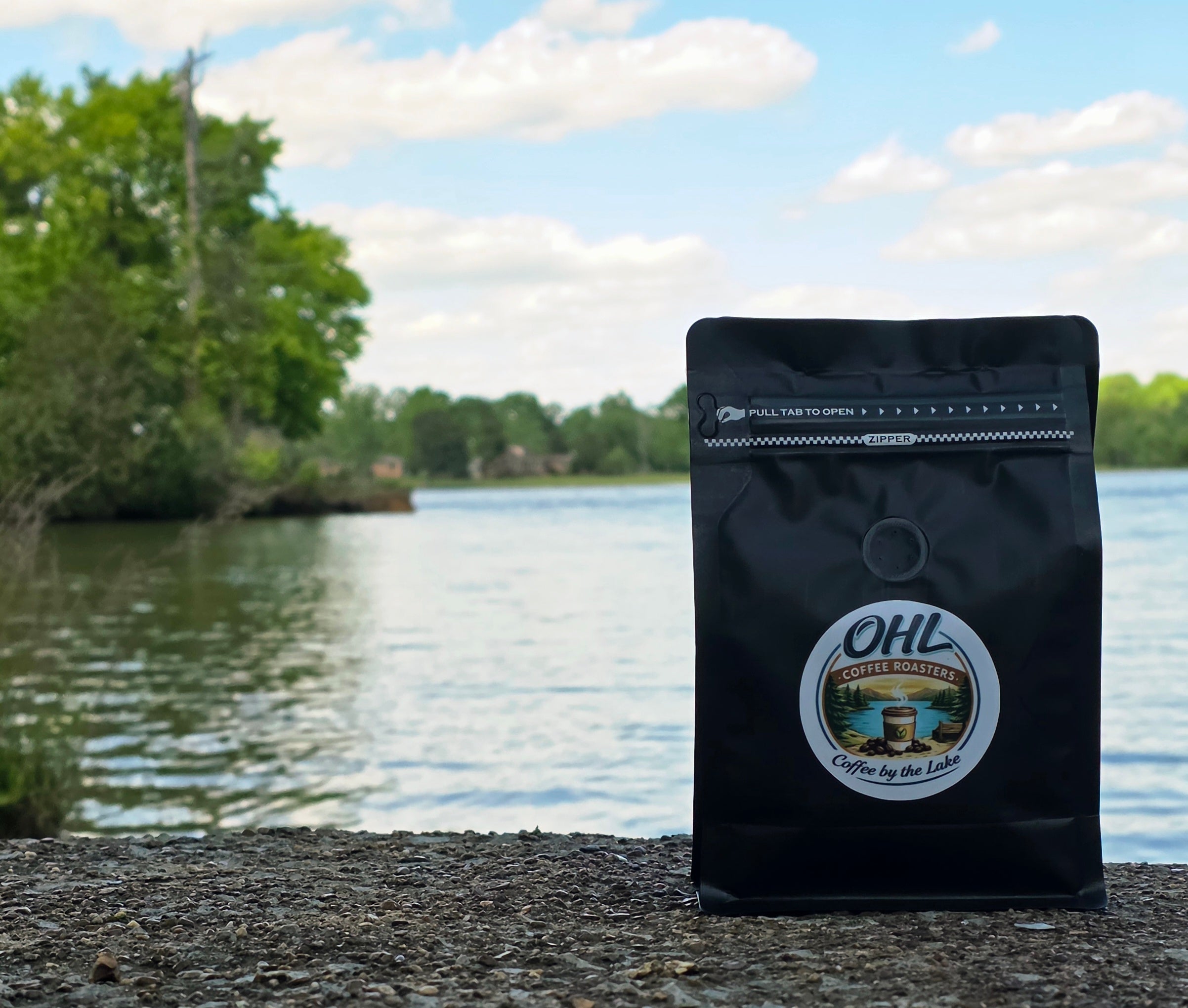 8oz. bag dark roast ground